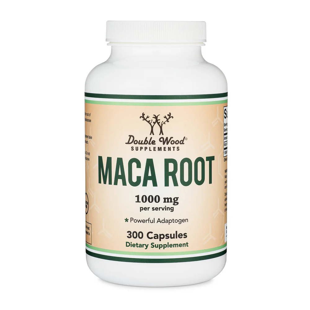 Double Wood Supplements - Maca Root - 300 x 500 mg capsules