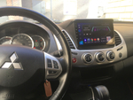 Магнитола для Mitsubishi L200, Pajero Sport 2006-2016 - FarCar DX094M монитор 9.5" IPS на Android 13, 4+64Гб, CarPlay