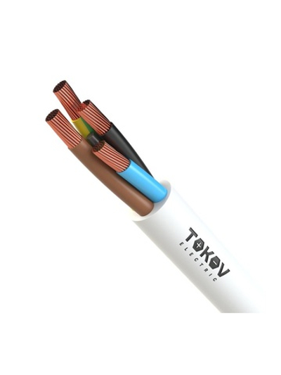 Провод TOKOV ELECTRIC ПВС 4х2.5(3х2.5+1х2.5) 380В Б (уп.100м) 1945528