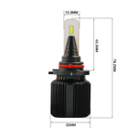 Cветодиодные лампы HB3 (9005) Sariti J1 Seoul Csp, 5500К, 12V, 25W, EMC (комплект, 2шт)
