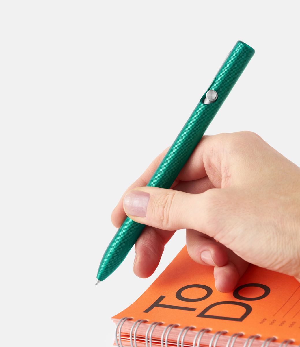 Tactile Turn Aluminum Bolt Action Pen Green — ручка из алюминия