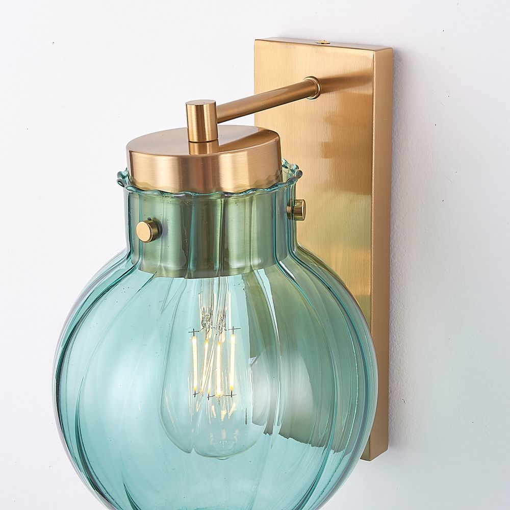Бра Heathfield Lighting - Medina Wall Brass/Blue By Imperiumloft