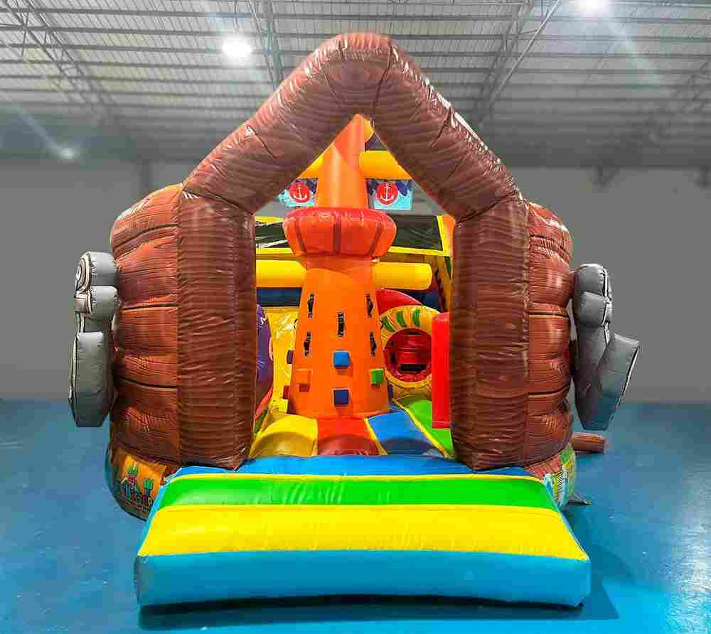 Коммерческий надувной батут «Веселый кораблик», 7*4*3,5 м.