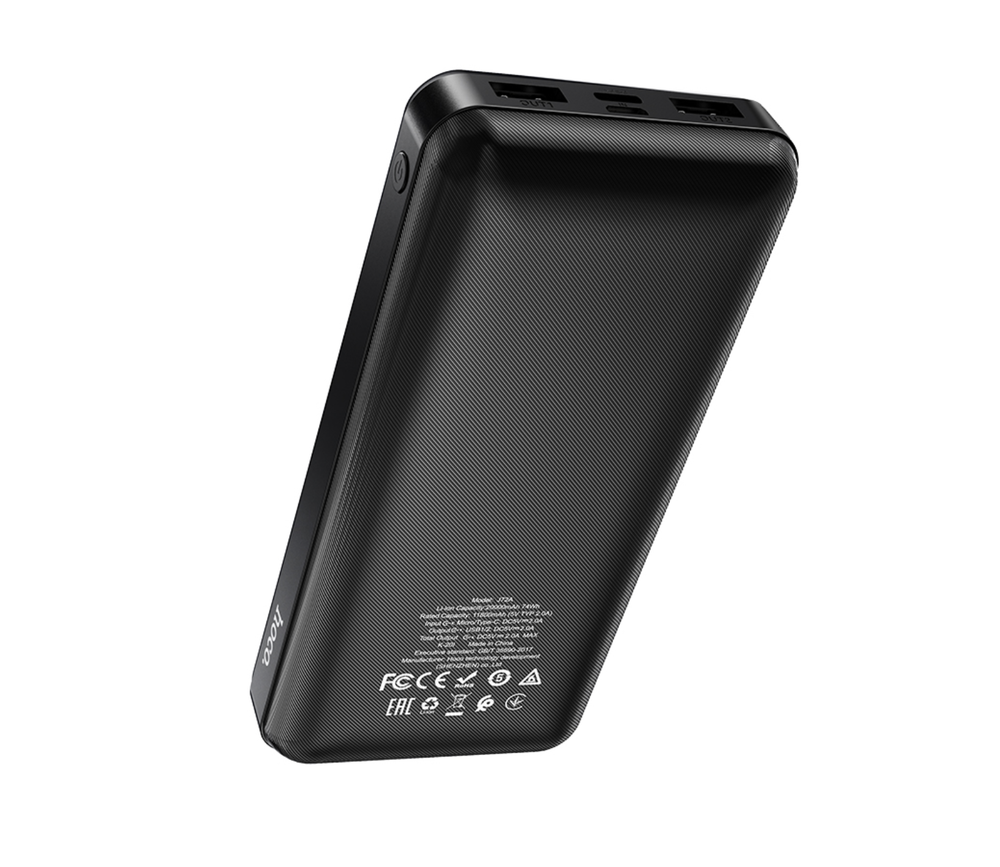 Аккумулятор внешний Hoco J72A Power Bank (20000mAh), черный