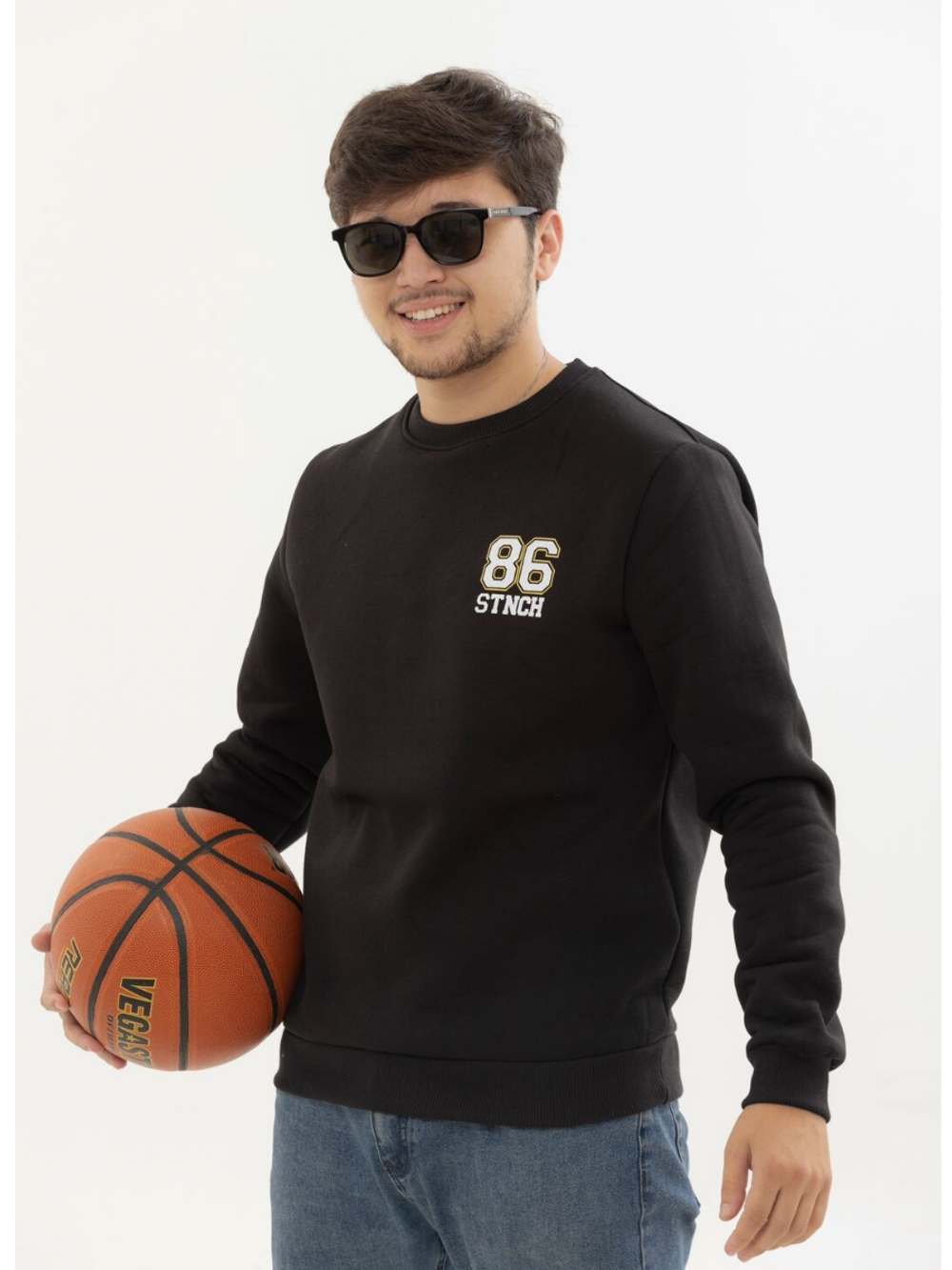 OM-063 Свитшот мужской (начёс 3-х нитка) (58-4XL)
