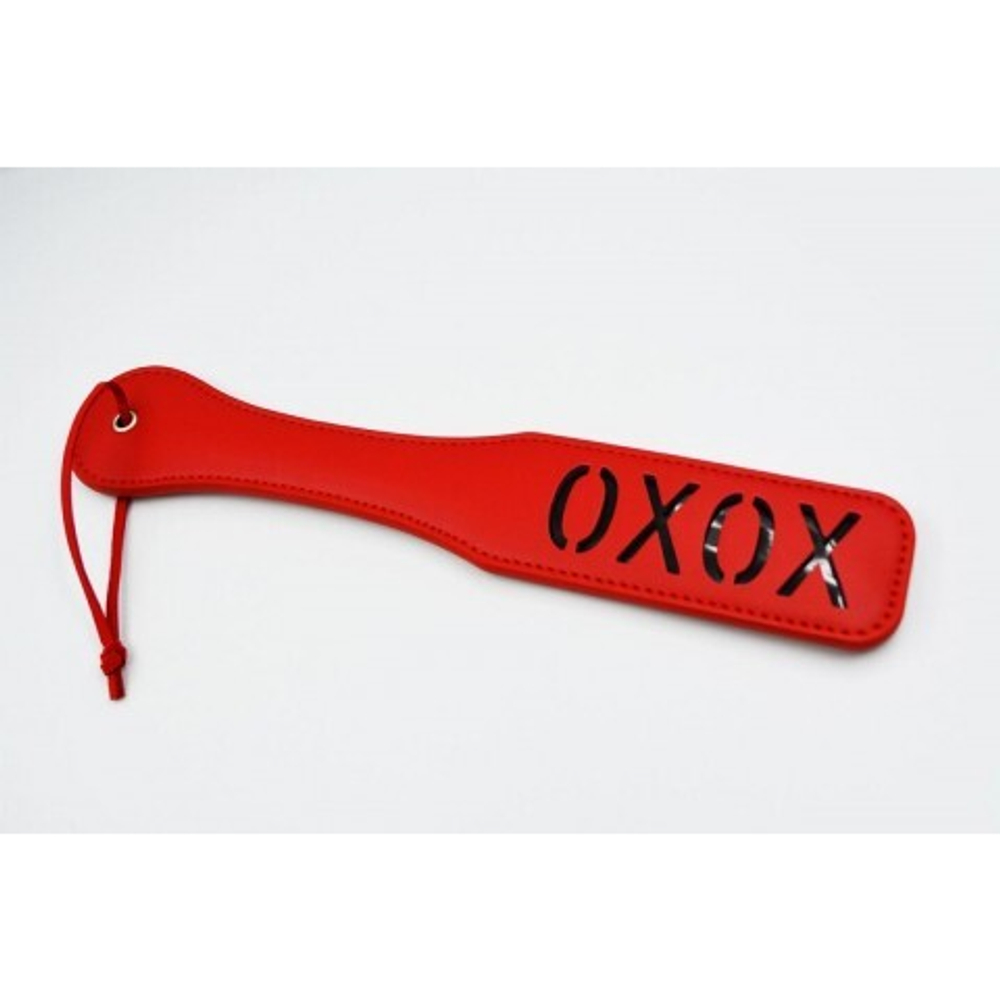 Фетиш набор из 4 предметов (наручники, анальная пробка с хвостиком, паддл, повязка)