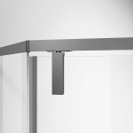 Душевой уголок Слим-Н (Slim-N) Vincea VSP-4SN100CLGM, 1000*1000, вороненая сталь, стекло прозрачное