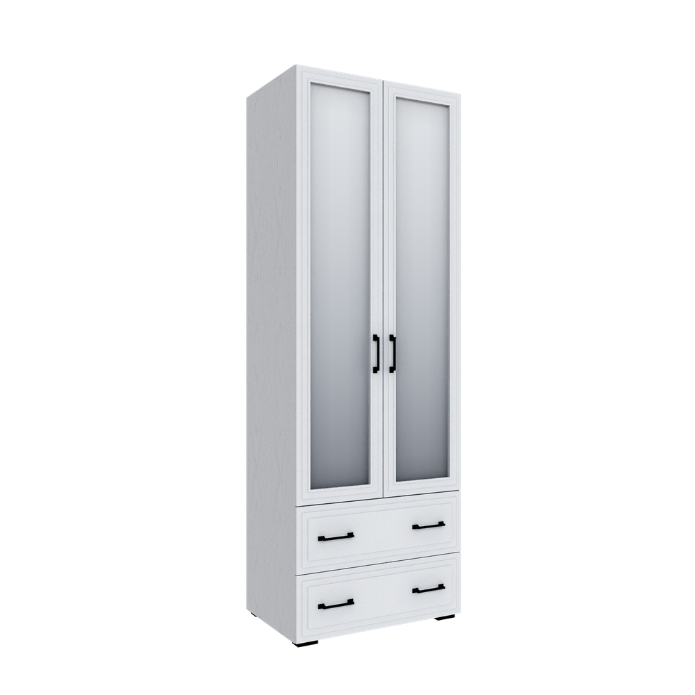 Шкаф с 2 ящиками с зеркалом Бруклин 80Ш