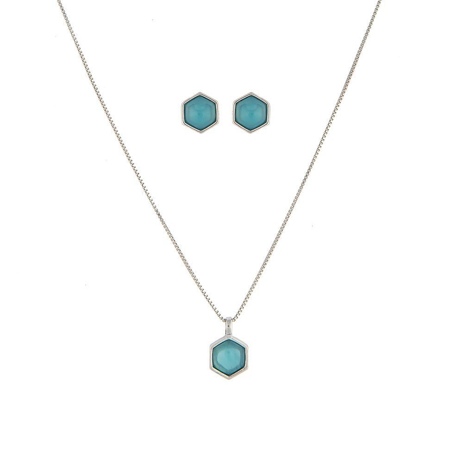 Комплект Possebon Blue Sky Agate S0480.21 B/S