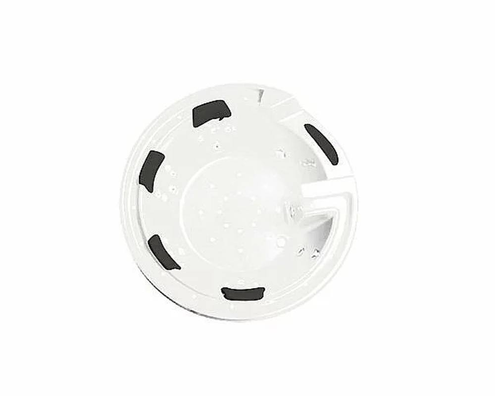 Ванна акриловая Gemy Water Channel G9090 K 190х190 белая с гидромассажем