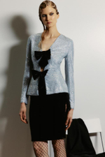 Жакет из шифона с кристаллами