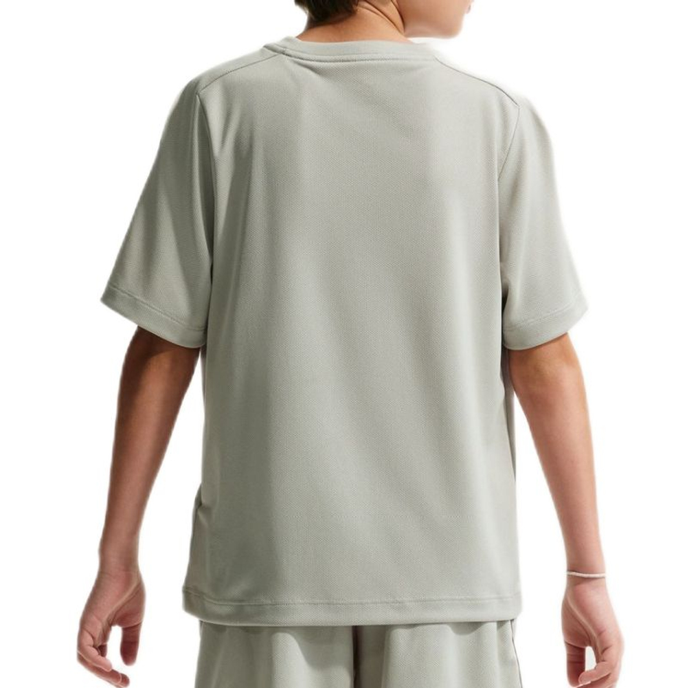 Футболка для мальчика теннисная Nike Dri-FIT Multi Short Sleeve - spruce fog/white