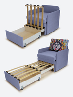 Кресло-кровать "Миник" с подлокотниками, купон Хаски