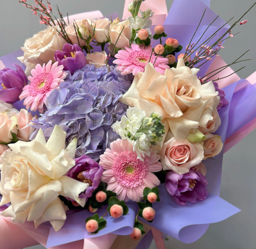 Букет "Лавандовый шейк"