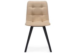 Обеденная группа Эделин бежевый / бетон / черный матовый