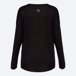 Лонгслив воздушный (Черный)