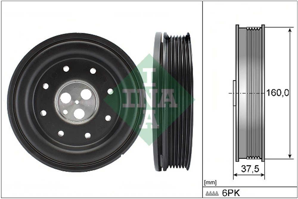 INA - 544013410-INA - Belt Pulley, crankshaft