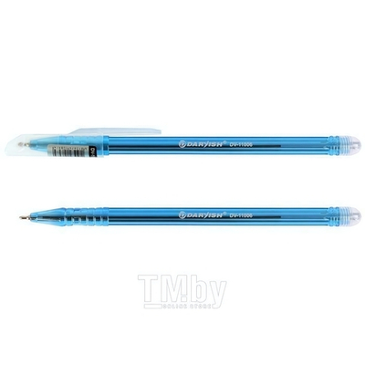 Ручка шариковая 1 мм, синяя (Darvish)