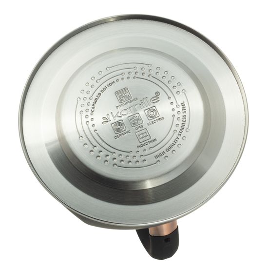 Чайник 3 л. из нержавеющей стали со свистком Kamille KM 0867