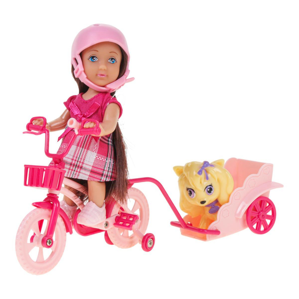 Кукла тип модница с аксесс. коробка 4606