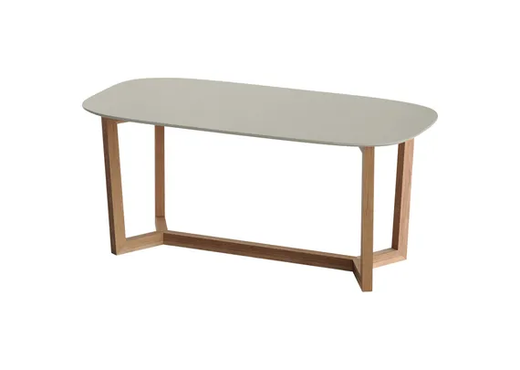 Стол обеденный Cross 2 180*90 см (серо-бежевый, бук)