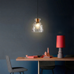 806110 Подвес NUBELLA 1х12W (led) E27 ЧЕРНЫЙ/БРОНЗА/ПРОЗРАЧНЫЙ