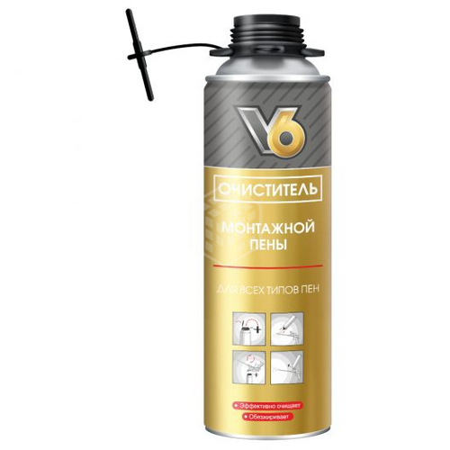 Очиститель пены  V6 300г./500мл, 01-09-34---