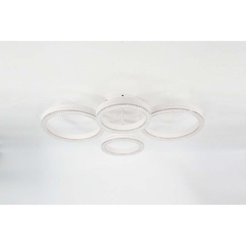 Светильник потолочный светодиодный Rivoli Juniper 6187-702 LED 75 Вт 3000-6000К белый с пультом | Rivoli