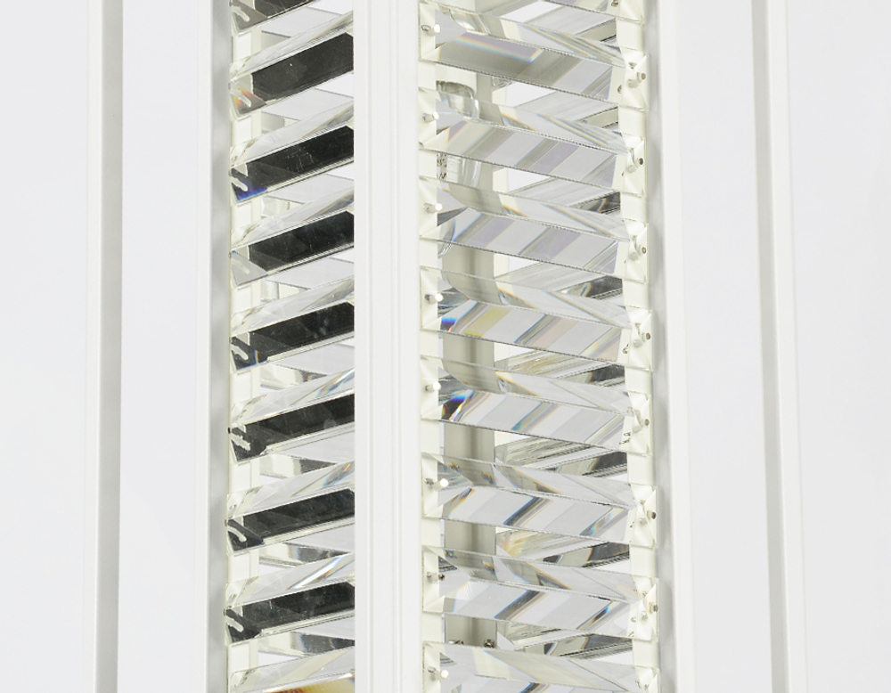 Подвесной светильник с хрусталем TR5042 WH/CL белый/прозрачный E14/1 max 40W 180*180*760