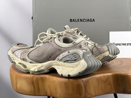 Balenciaga Stapler Sneaker Beige Grey