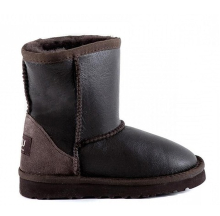 Ugg Kids Classic Short Metallic "Chocolate”