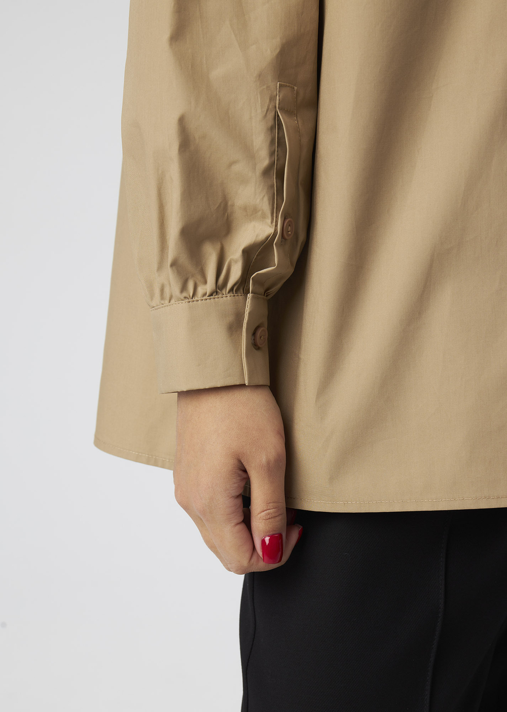 SHIRT-JACKET | S | LIGHT BROWN