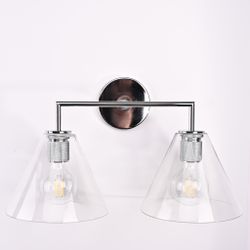 Бра Rh Utilitaire Funnel Shade Double Sconce Silver By Imperiumloft