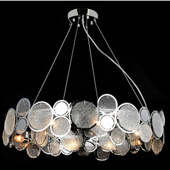 Люстра подвесная10-ка 5107/10 CR хром 10x40W E14 d750 h1180 SALE
