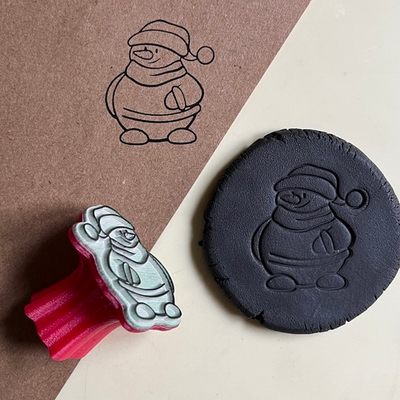 Штамп «Снеговик № 2»