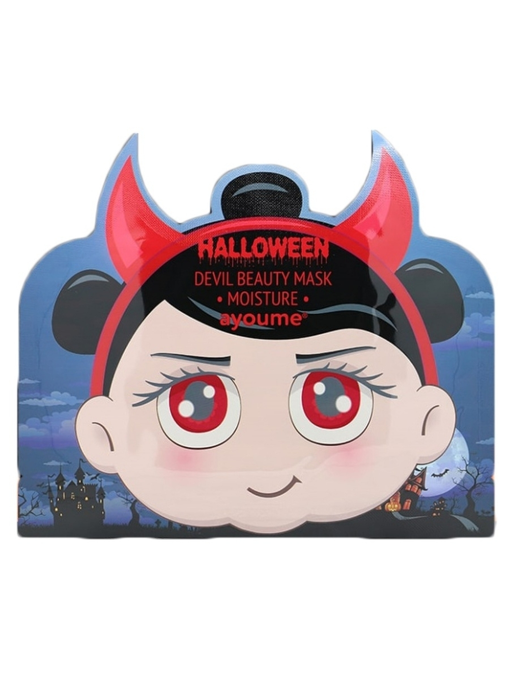 ayoume / Маска увлажняющая с гиалуроновой кислотой Halloween Devil Beauty Mask Moisture, 20 гр.