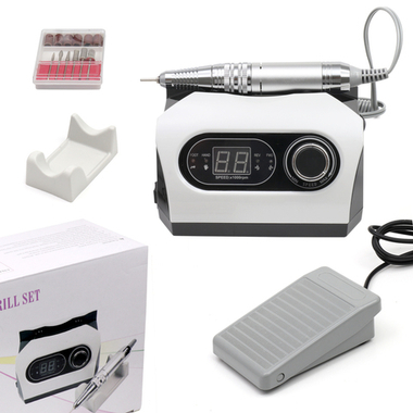 Аппарат для маникюра и педикюра 35000 оборотов, 65W, ZS-717-white