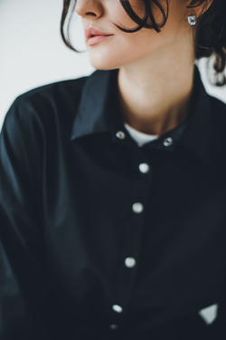 Халат женский м182 toray стретч черный55