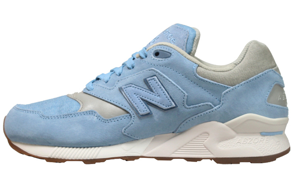 New Balance NB 878 low-cut sports casual shoes for men and women with the same white and blue