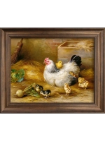 Картина интерьерная на холсте в раме 25*31 см