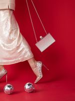 ЮБКА В ПАЙЕТКАХ PASTEL BEIGE