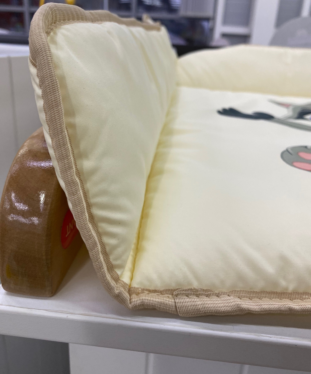 BAMBOLA Матрасик на комод для пеленания Люкс Енот 80*65