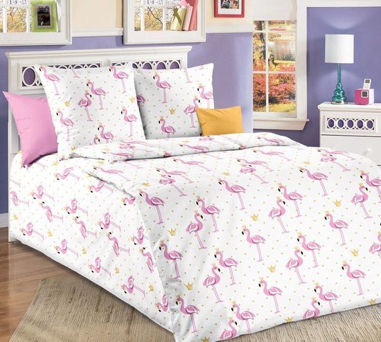 Полуторный комплект детского постельного белья Мир чудес перкаль