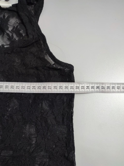 Топ черный кружевной 42 размер