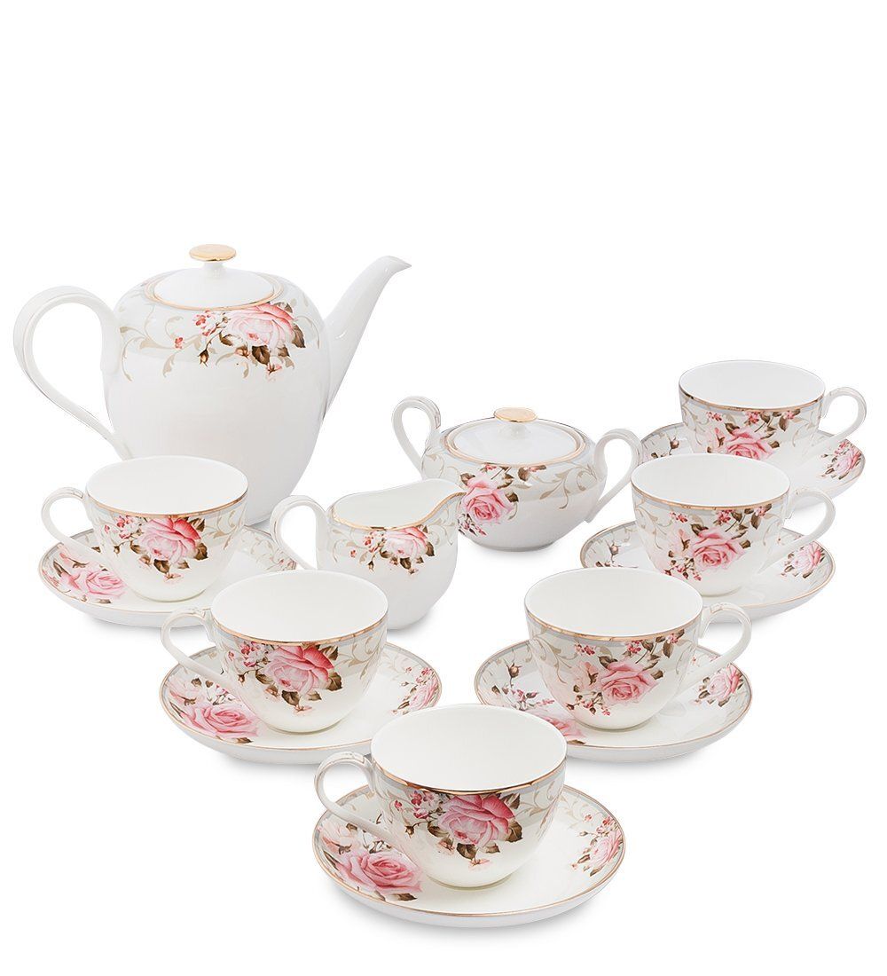 Pavone JK-202 Чайный сервиз 15 пр. на 6 перс. «Монте-Роза» (Monte Rosa  )
