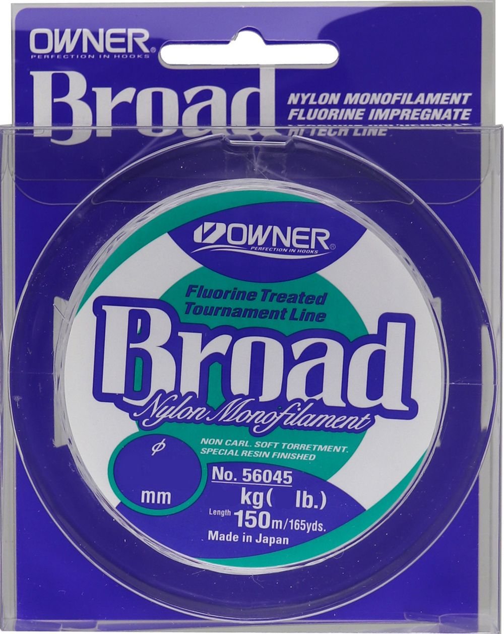 OWNER Леска Broad 150м 0,37мм 11,8кг