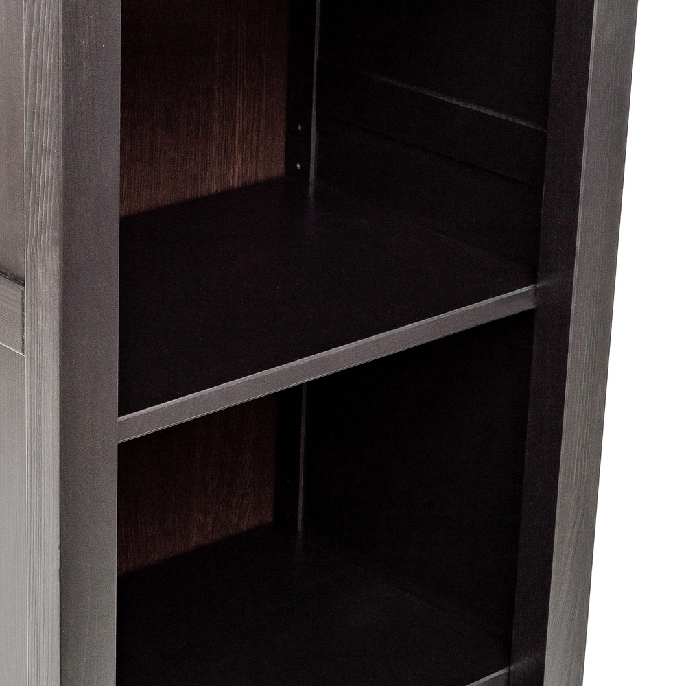 Leset Стеллаж "Мира" 490 (Стеллаж 490) цвет черный