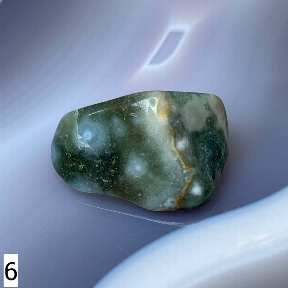64301 Яшма океаническая Галтовка 23-29мм №6--19