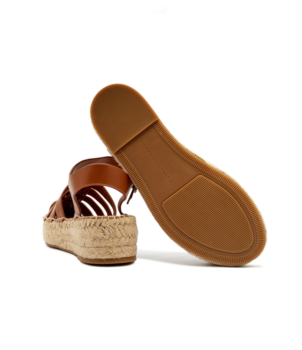 Кожаные босоножки Tommy Hilfiger - коричневый(FW0FW07743)