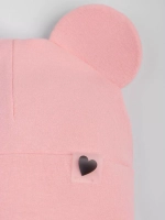 Шапка для девочки трикотажная и снуд